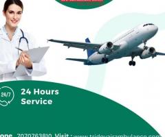 Opt Tridev Air Ambulance Service in Guwahati with Medical Facilities
