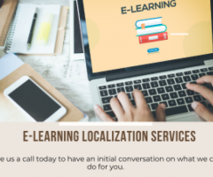 E-learning Localization Services in India
