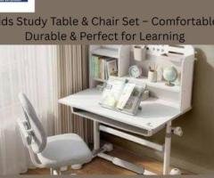 Kids Study Table & Chair Set – Comfortable, Durable & Perfect for Learning