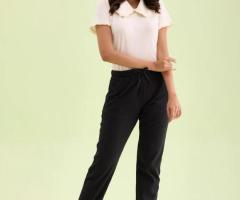 Buy Black Joggers for Women Online - Go Colors
