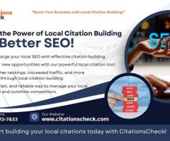 Boost SEO with Local Citation Building | Citation Building & Local Citation Tool