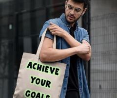 Achieve Your Goals Small Tote Bag