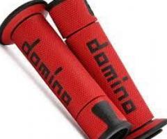 Enhance Your Motorcycle Control with our Domino Handle Grip Red