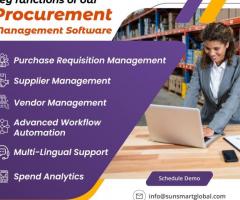Key features of procurement management software