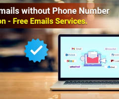 Top 10 Emails without Phone Number Verification.
