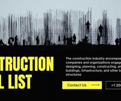 Buy 100% Verified Construction Industry Email Lists
