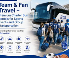 Charter Bus for Fans and Athletic Events