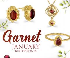 Sparkle in Style with January Birthstone Jewellery: Garnet's Timeless Elegance