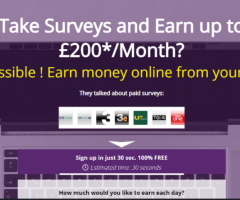 Earn Money From Taking Surveys!