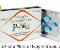 Super p-force 100 mg tablets treat ED and Premature Ejaculation Simultaneously