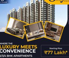 2 BHK Flat For sale in Ghaziabad | Divyansh Onyx