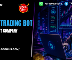 Build AI Crypto Trading Bots with Crypto Trading Bot Development – Get 30% OFF