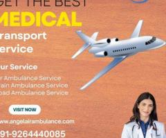 Pick Cost-Effective Transportation Operations by Angel Air Ambulance Services in Dibrugarh