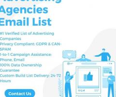 Buy 100% Privacy Compliant Advertising Companies Email List