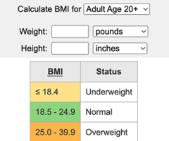 BMI Calculator for Men – Track Your Health and Fitness
