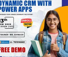Online Free Demo On - Dynamics CRM with PowerApps