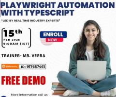 Online FREE DEMO On - Playwright Automation with typescript