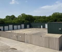 Texas Warehouse  FOR SALE 11,000 SQ FT Half Acre Concrete Lot Fenced 10 Bays - 1