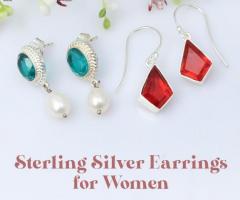 Stunning Sterling Silver Earrings to Complement Your Style - Perfect for Women!