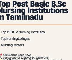 Top Post Basic B.Sc Nursing Institutions in Tamilnadu