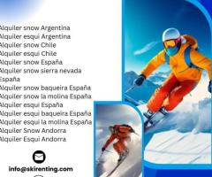 Alquiler snow sierra nevada España - Ski Renting