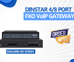 Dintar 8 port FXO VoIP Gateway Available on Gsmgateway.in
