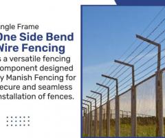 cement pole fencing | Manish Fencing Works