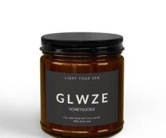Buy Honey Suckle Amber Jar Soy Candle 4oz Online