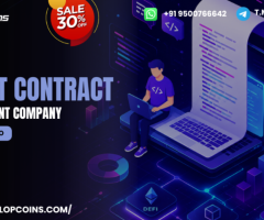 How a Smart Contract Development Company Secures DeFi and NFT Platforms – Get 30% OFF