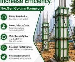 NexGen Column Formwork – Reduce Construction Costs & Increase Project Speed