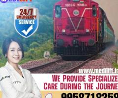 Medilift Train Ambulance Service in Delhi with Emergency Medical Solutions