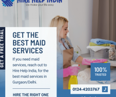 We have helped more than 1000+ customers in Gurgaon with hiring maids. Hire your maid now!