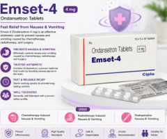Emeset Tablets | Ondansetron Tablet | Onlinegenricmedicine