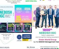 NEBOSH IGC Course Raffle Draw Offer in Trivandrum