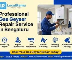Fix Your Gas Geyser Today LocalRamu's Bengaluru Experts On Call
