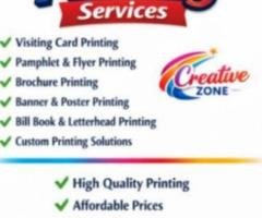 PVC Membership, Loyalty & Discount Cards Rs.15/- | Creative Zone | Flyer Printing | 526