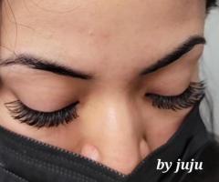 Professional Hybrid Volume Lashes for Long-Lasting Beauty