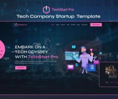 Create a Professional Startup Site with TechStartPro – A Next.js Template!