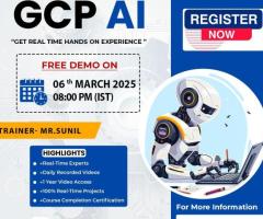 Gcp Ai Online Training Free Demo on 6th March
