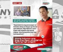 Roy Ga Reiterates Support for clean and honest elections to uphold Iligan's Democracy