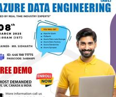 Azure Data Engineering  Online Free Demo On 8th March