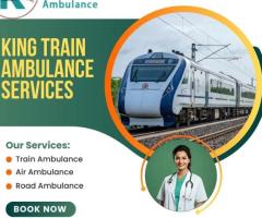 King Train Ambulance in Chennai provides a reliable mode of medical transfer