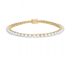The Pearl Tennis Bracelet - Custom Bracelets - the 10jewelry