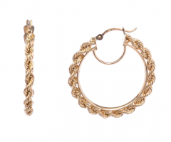 The Shay Hoops - Customized Earrings - the 10jewelry