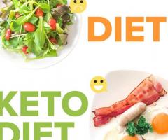 Keto diet plan. Man And Women's