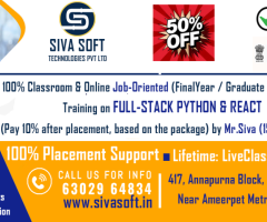 Classroom & Online Master Full-Stack Python (AI+DSA) with AWS, GCP,React,