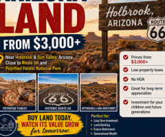 Own Arizona Land From Just $3,000+ – An Affordable Investment for Today and a Legacy for Tomorrow
