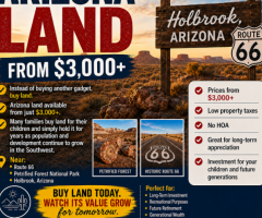 Turn Today's Purchase Into Tomorrow's Investment With Affordable Arizona Land