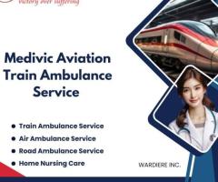 Medivic Aviation Train Ambulance Service in Lucknow carried critically ill patients safely