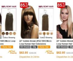 Market Hair Extensions – 22 Inch Micro Ring Extensions